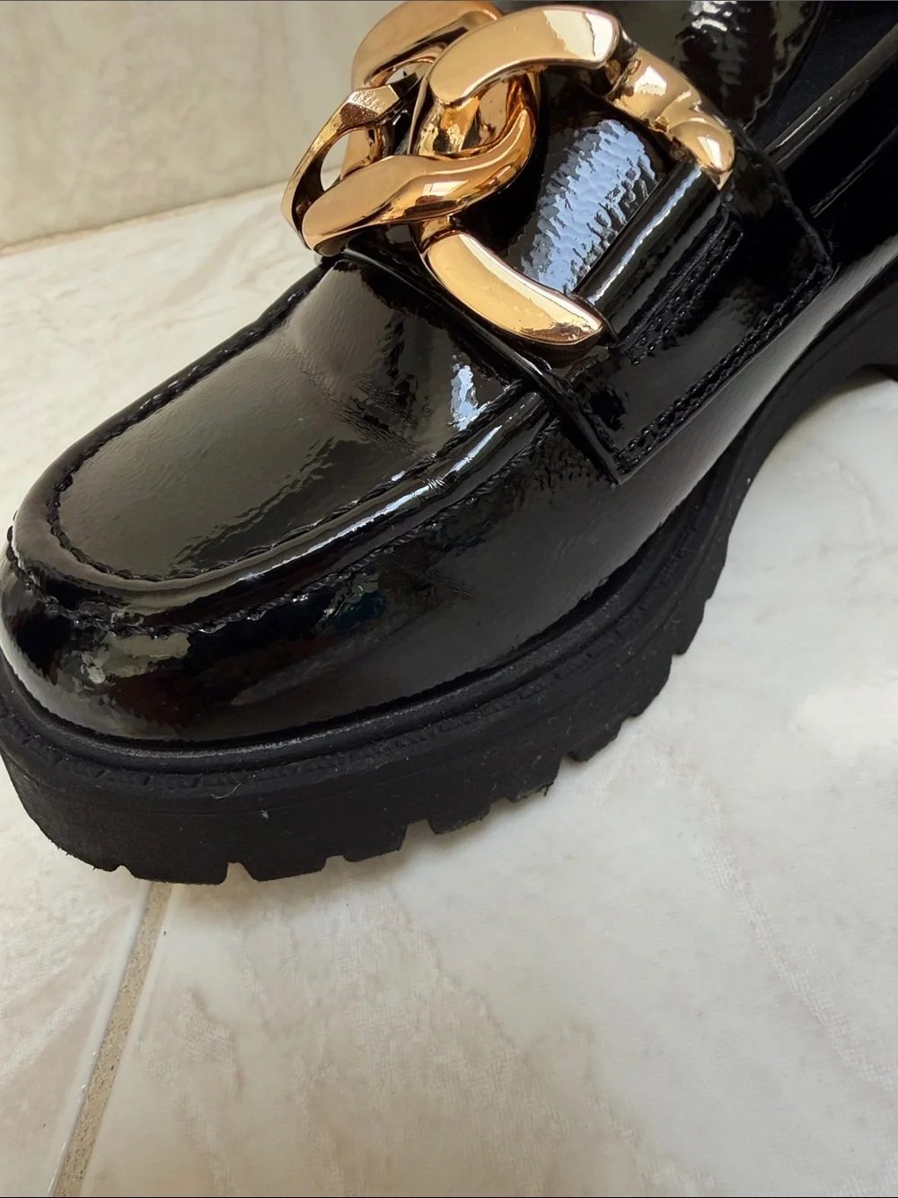 Girls chunk loafers size 13